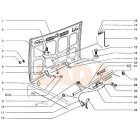 2121 Niva motorháztető kitámasztókar gumi