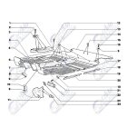 2121 Niva kardánalagút műanyag burkolat