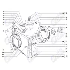 2121 Niva hűtőradiátor hűtőventilátor lapát keret felső rész