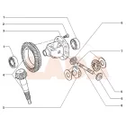2121 Niva hátsó differenciálmű bolygómű fogaskerék garnitúra 22 bordás újabb tipus orosz 