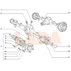 2121 Niva hátsó féltengely csapágy befogató belső lemez