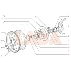 2121 Niva első első kerékagy kúpos alátét