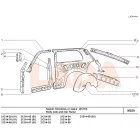 2121 Niva 3 ajtós B oszlop belső merevítés - zár javító bal oldali