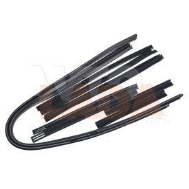   2121 1.6 Niva első ajtó ablak gumitömítés bársonyos gumi és külső belső vízlehúzógumi párban