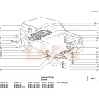 2121 Niva első doblemez fém sárfogó dobbetét gumi nélkül a sárvédőnél jobb oldali