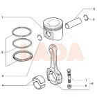 21213 Niva dugattyú csapszeg seeger