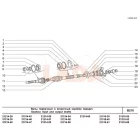 21213 1.7 Niva sebességváltó bordástengely véganya garnitúra