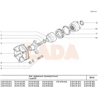 21213 Niva kardántengely középső csukló műanyag végdugó