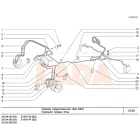 21213 Niva jobb első fém fékcső az elosztótól a rövid gumifékcsőig