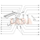 21213 Niva hátsó lámpa műanyag burkolat a csomagtérben nagy ajtó jobb