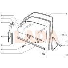 21213 1.7 Niva első ajtó ablak gumitömítés bársonyos gumi és külső belső vízlehúzógumi párban