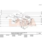 21213 Niva fűtőegység levegő elvezető légbefúvó cső bal szélső befúvóhoz