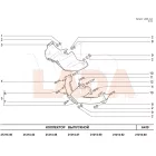 21214 Niva kipufogótorok lemez burkolat