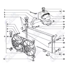 21214 Niva hűtőventilátor motor kerettel