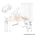 Niva 1.7 - Kalina 1-2 - Granta pedálgumi