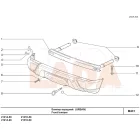 21214 Niva urban első műanyag lökhárító tartó és merevítő gerenda orosz