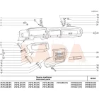 21214 Niva műszerfal kilóméteróra keret új tipusú