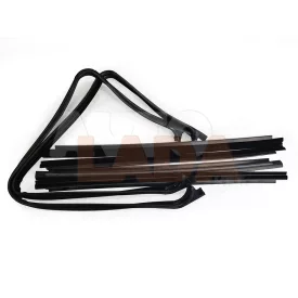   21214 Niva első ajtó ablak gumitömítés bársonyos gumi és külső belső vízlehúzó párban