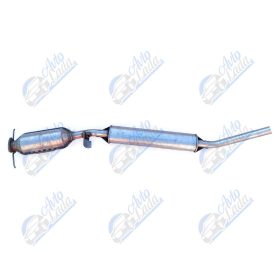   21214 Niva 1.7 középső kipufogódob 3 csavaros katalizátoros 1 lambdaszondás