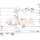 21214 1.7 Niva kuplung alsó fém munkahenger automata állítású Avtovaz