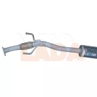 Lada Vesta rezonátoros középső kipufogó elől akasztós Avtovaz