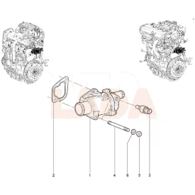 Lada Granta - Kalina 2 - Vesta termosztát Avtovaz 
