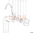 Kalina - Granta első gumi fékcső