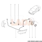 Lada Granta fényszóró állító hidraulika egység