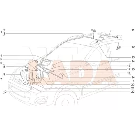   Lada Granta - Kalina 2 ablakmosó folyadéktartály 2 motoros