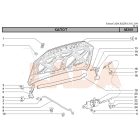 Kalina 2 - Granta motorháztető zsanér jobb oldali