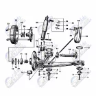 Trabant 601 hátsó lengőkar gumipogácsa