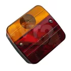 Utánfutó 3 funkciós lámpa izzókkal -  rendszámvilágítás nélküli