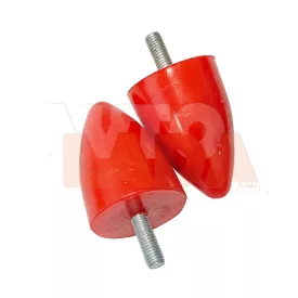   402 Moszkvics alsó lengőkar ütközőgumi piros poliuretán párban