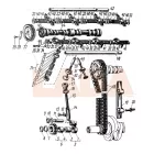 Moszkvics 412 vezérműlánc 98 szemes