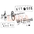 Moszkvics 412 4 lapátos ventillátor lapát