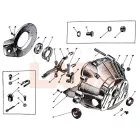 412 Moszkvics kuplung kiemelővilla komplett tartókengyellel