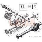412 Moszkvics hátsó féltengely szimering