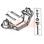 412 Moszkvics motortartó bölcső kúpos gumipersely szilent csavarral alátéttel komplett garnitúra