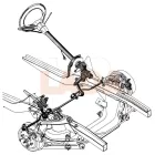 412 Moszkvics kormányösszekötő belső gömbfej Fenox