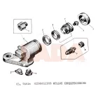 Moszkvics 412 első vagy hátsó fékmunkahenger javító 10 részes 2 db hengerre