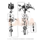 Moszkvics 412 gyújtáselosztó megszakító üllő és kalapács
