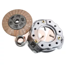   UAZ 451 452 469 kuplung szett régi tipus kuplungnyomólap villa állítócsavar a szerkezeten és olajzós csapággyal