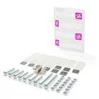 UAZ 452 karosszéria rögzítő garnitúra fehér poliuretán párnákkal