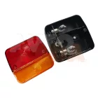 Utánfutó 4 funkciós lámpa rendszámvilágítással és izzókkal