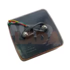 Utánfutó 4 funkciós lámpa rendszámvilágítással - LED 12V 24 V - színes búrával