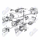 601 Trabant belső kilincs fém jobb oldali új tipus