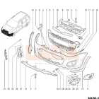 Lada Granta - Kalina öntapadós embléma króm