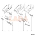 Lada Granta - Kalina öntapadós embléma króm