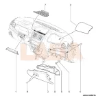 Kalina 2 - Granta kesztyútartó ajtó