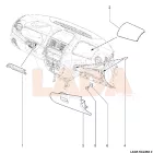 Kalina 2 - Granta kesztyútartó ajtó